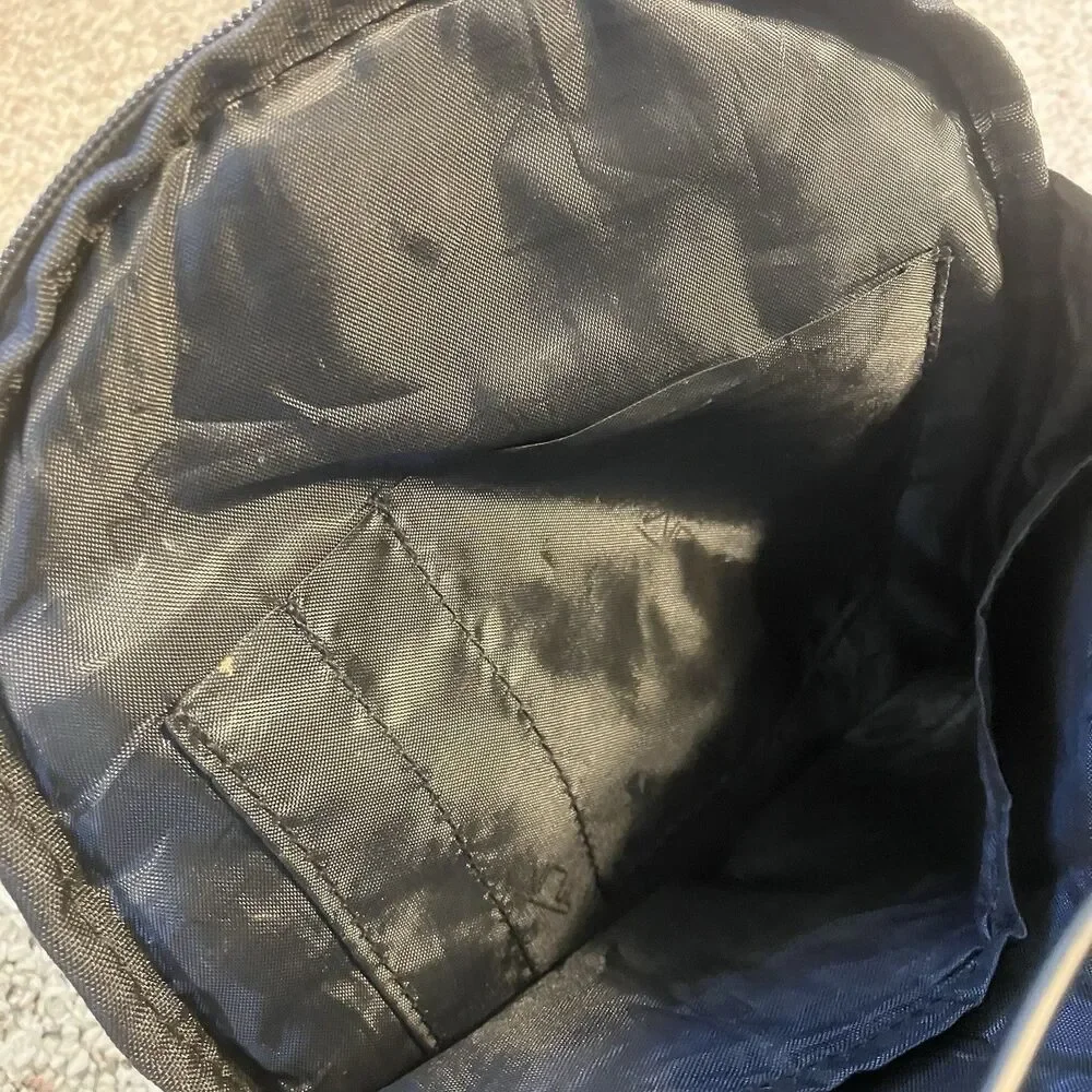 Tumi Black Small Travel Backpack Convertible to Sling Bag Zipper Pockets Charger
